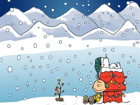 An astounding artwork depicts Peanuts characters in a Christmas holiday sketch. . Peanuts christmas wallpaper